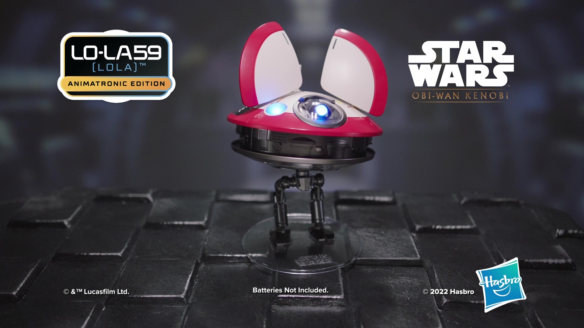 Star Wars L0-LA59 (Lola) Animatronik Droid – Elektronisches Spielzeug Mit Licht, Sound & Bewegung