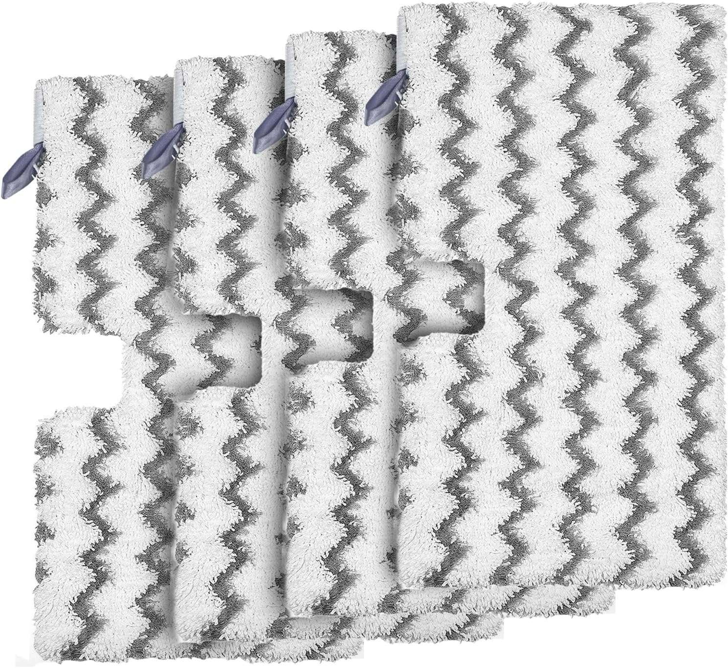 6 Pack Steam Pocket Mop Replacement Pads for Shark S3500 Series S3501 S3601 S3550 S3901 SE450 S3801CO S3601D S2901 S2902 Steam Pocket Mop (6)