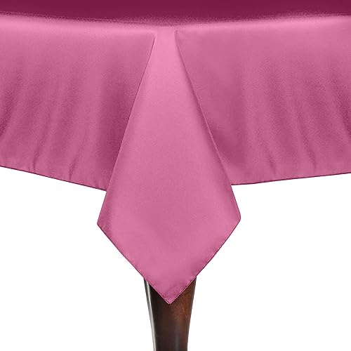 Ultimate Textile Mantel rectangular de lino de poliéster de 60 x 108 pulgadas, color sandía