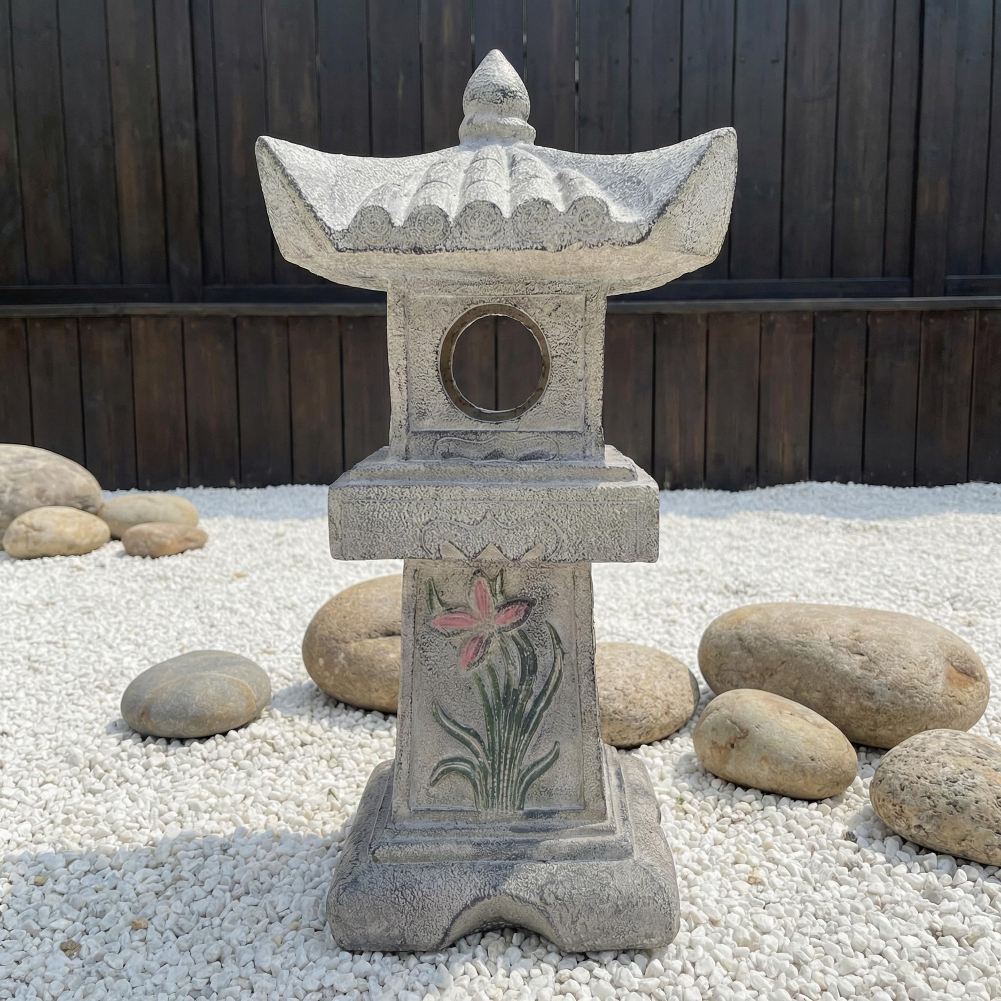 23.6 Asian Orchid Pagoda Miniature Tower