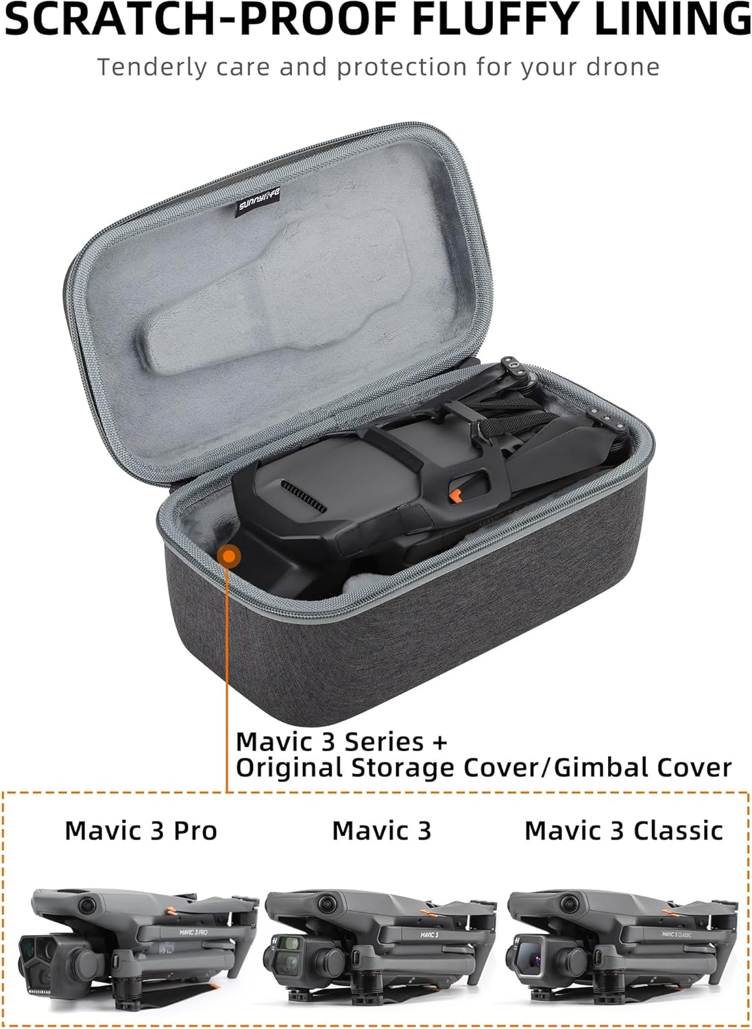 CamGo Sunnylife Drone Body Carry Case for Mavic 3 / Mavic 3 Classic/Mavic 3 Pro