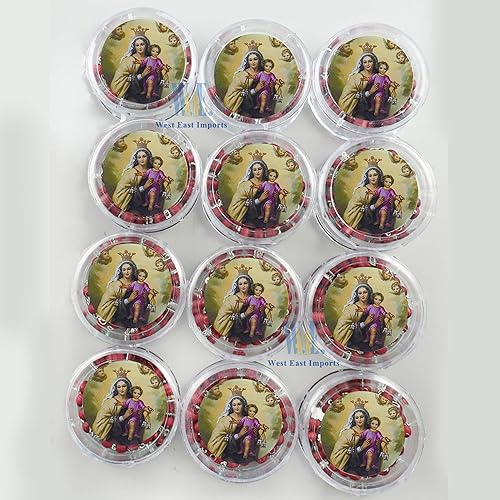 Miniatura 3 de Rosario perfumado Nuestra Señora del Monte Carmelo (12 PCS) Santísima Virgen María Iglesia Religiosa Evento Memorial