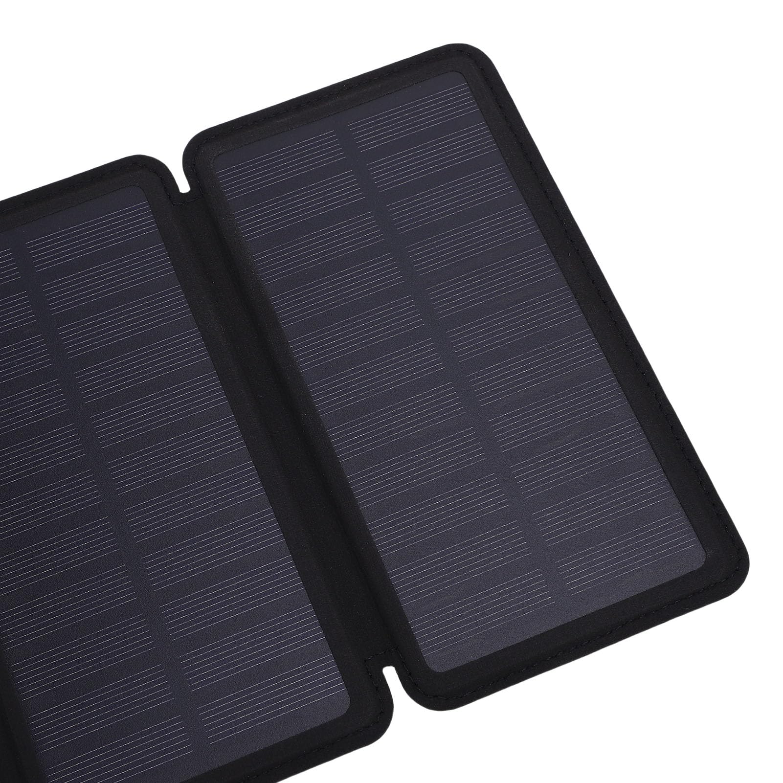 Banque d'alimentation Solaire 20000mAh, Banque d'alimentation sans Fil avec Panneau Solaire Three Fold et Lumière LED et Double Sortie USB, Batterie Externe Imperméable (Orange)