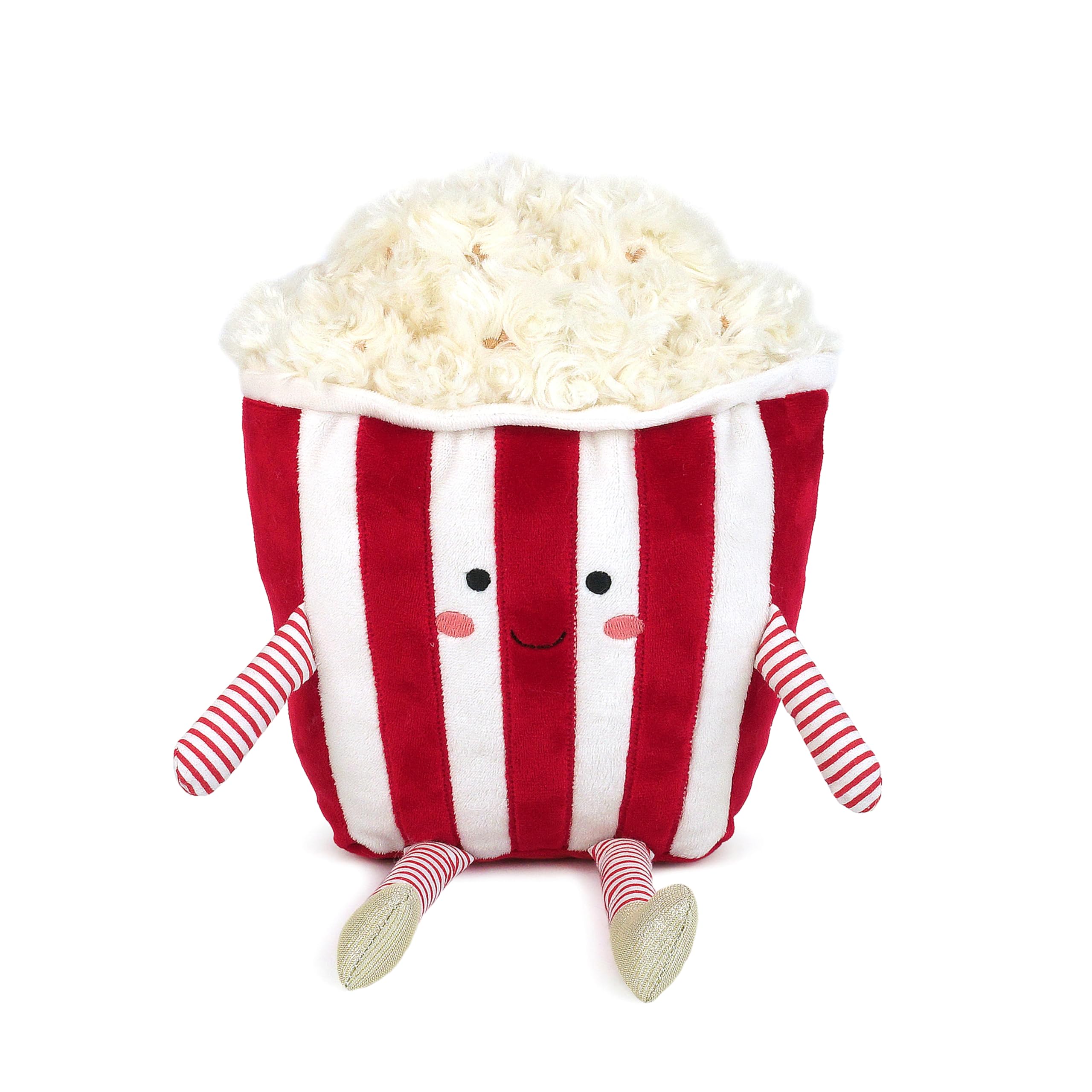 MON AMI Soft Stuffed Plush Toy – 7”, Handcrafted Squishable Fruit Plushie, Use as Toy or Nursery Room Décor, Great Gift for Kids of All Ages: Pablo Popcorn