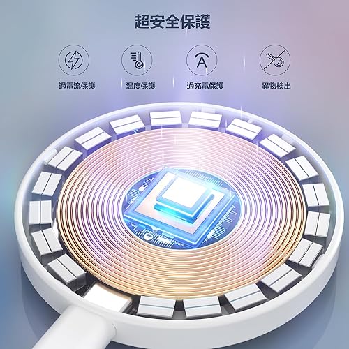 Miniatura 7 de Cargador inalámbrico magnético para iPhone  Estación de carga Mag-Safe 3 en 1 para dispositivos Apple, cargador de viaje portátil para múltiples
