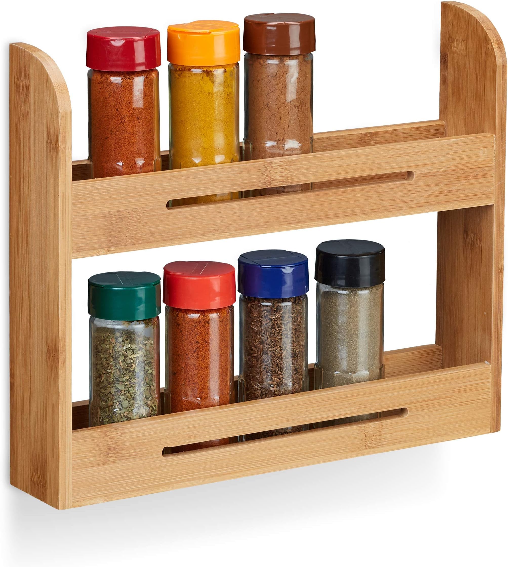 Étagère murale en bois Étagère à épices Cuisine Esaldi L