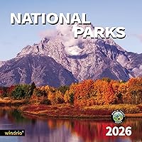 2026 National Parks Wall Calendar Nov 2025-Dec 2026, 12x24 Thick Sturdy Paper, Full Page Months for Organizing & Planning