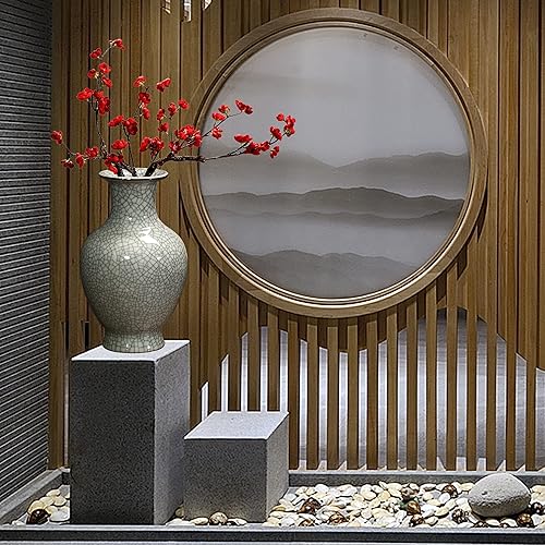 Miniatura 9 de Jarrones de cerámica china de 112 pulgadas hechos a mano con grietas de hielo antiguas y esmaltadas botella de porcelana grande de porcelana de