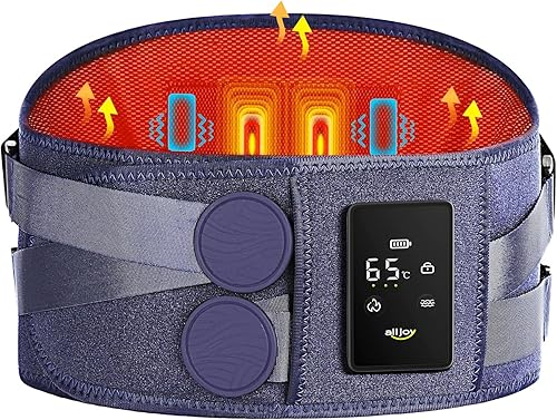 Miniatura 10 de ALLJOY Almohadilla térmica inalámbrica de 67 pulgadas para aliviar el dolor de espalda, elegible por la FSA, regalos de cumpleaños para mujeres,