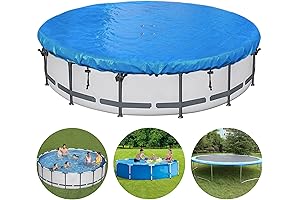Supreme 14' Summer Waves Round Pool Cover - Enhanced Protection for Your Pool