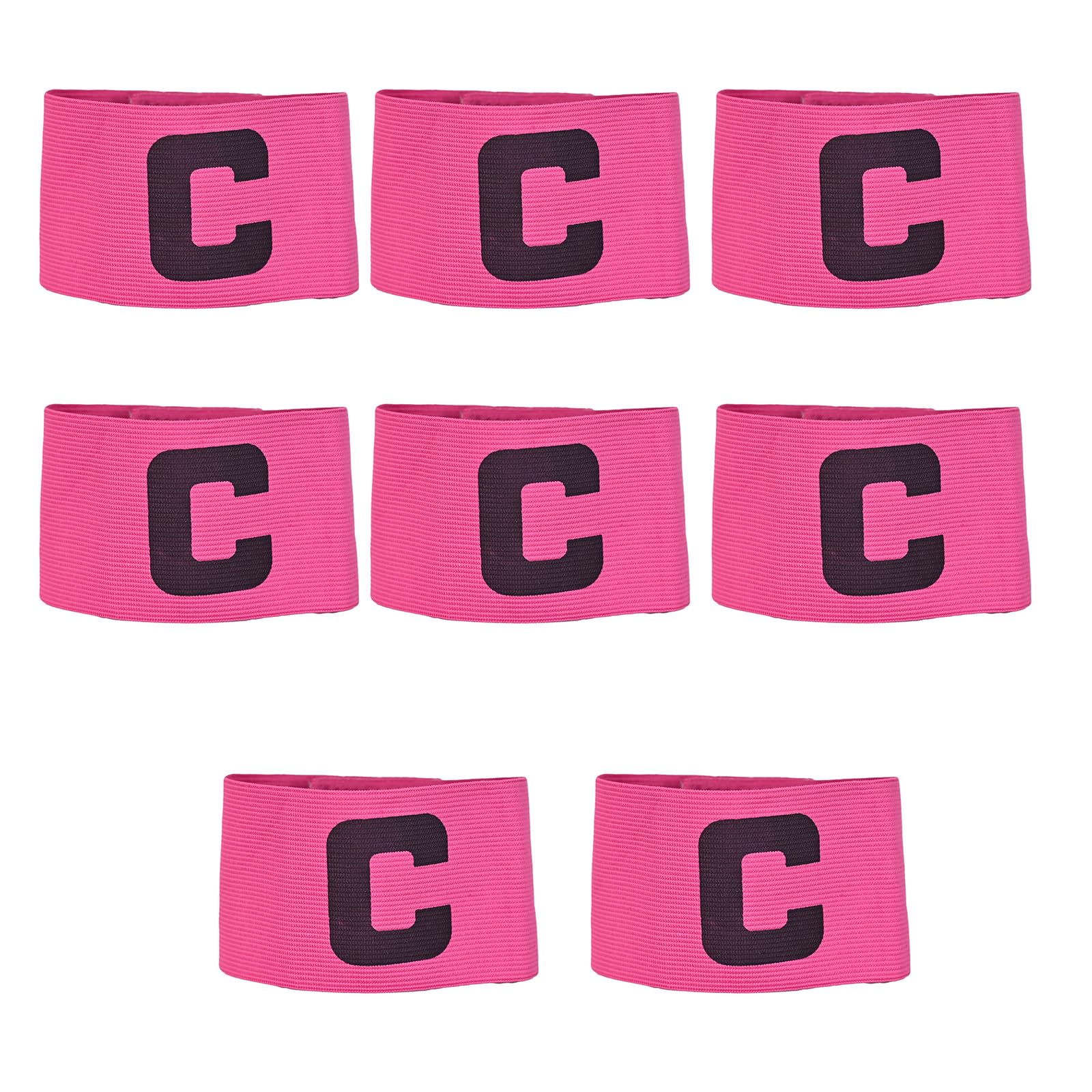 Buxuaaaa 8Pcs Adjustable Elastic Captain Armband Basketball Player Bands Football Player Captain ArmBands for Adult and Youth Adjustable Elastic Sport