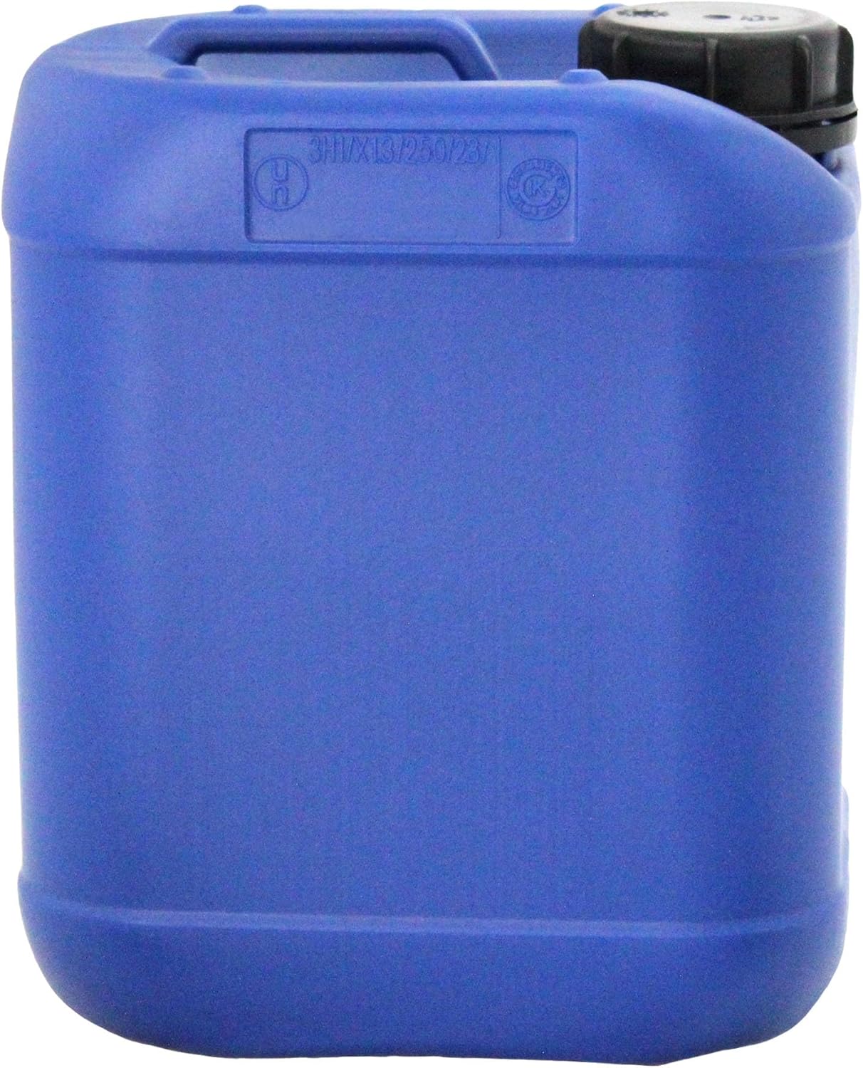 Style # 2 Blue - 5 LT (1.32 Gal) HDPE Jerrican Din51, GE Style | Tamper Evident Screw Cap | UN Rated 3H1/X (X-RATED) | BPA Free | Perfect Container to Ship Chemicals & Liquids | Easy Stacking HDPE Containers