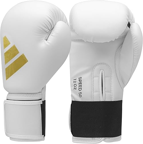 Miniatura 17 de adidas Speed 50 Guantes de boxeo de gel – Guantes de boxeo para adultos para hombres y mujeres – Guantes de bolsa pesada, guantes de kickboxing para