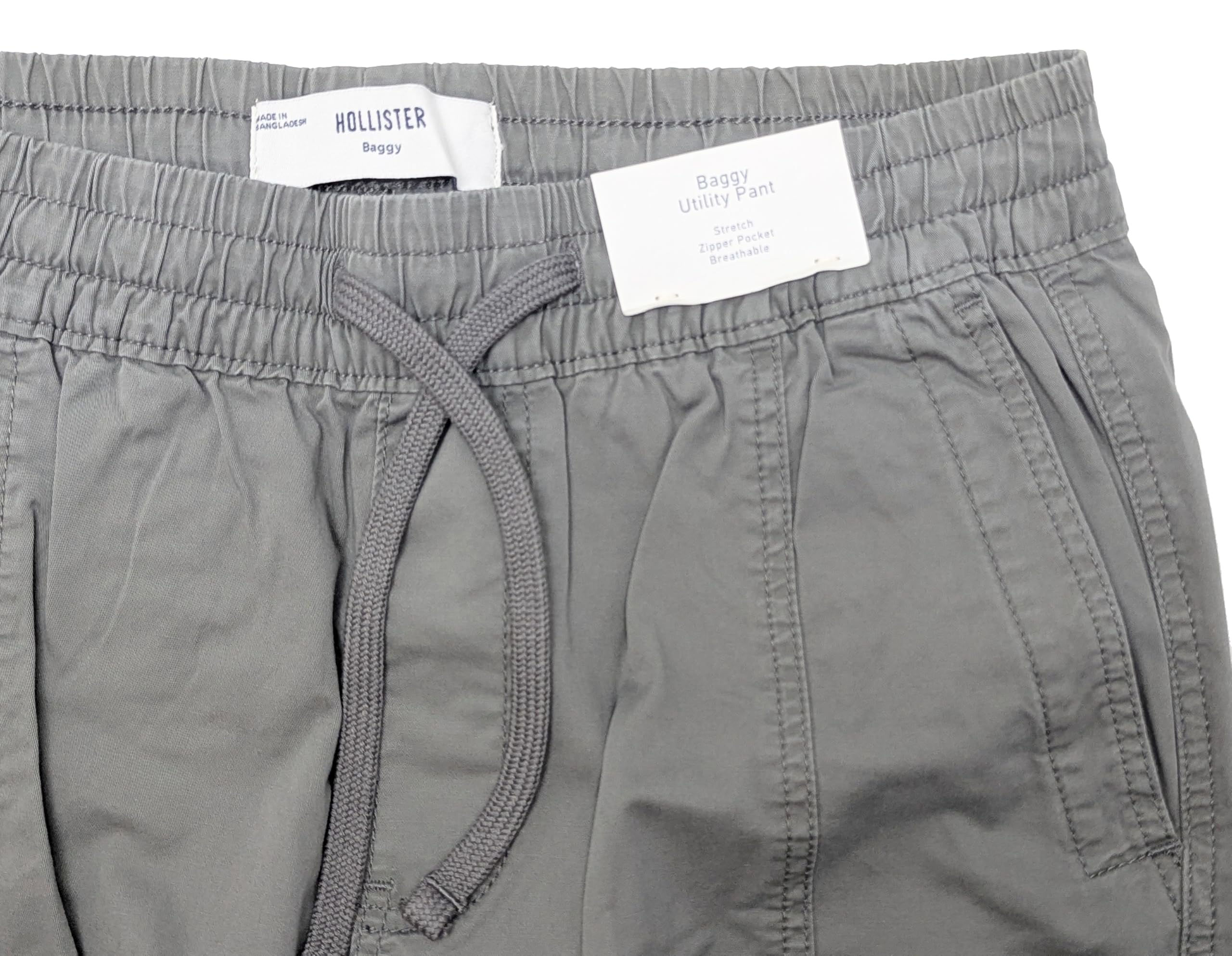 Hollister Men's Flex Waistband Comfortable Baggy Fit Utility Cargo Pants HOM-31 - Picture 30 of 36