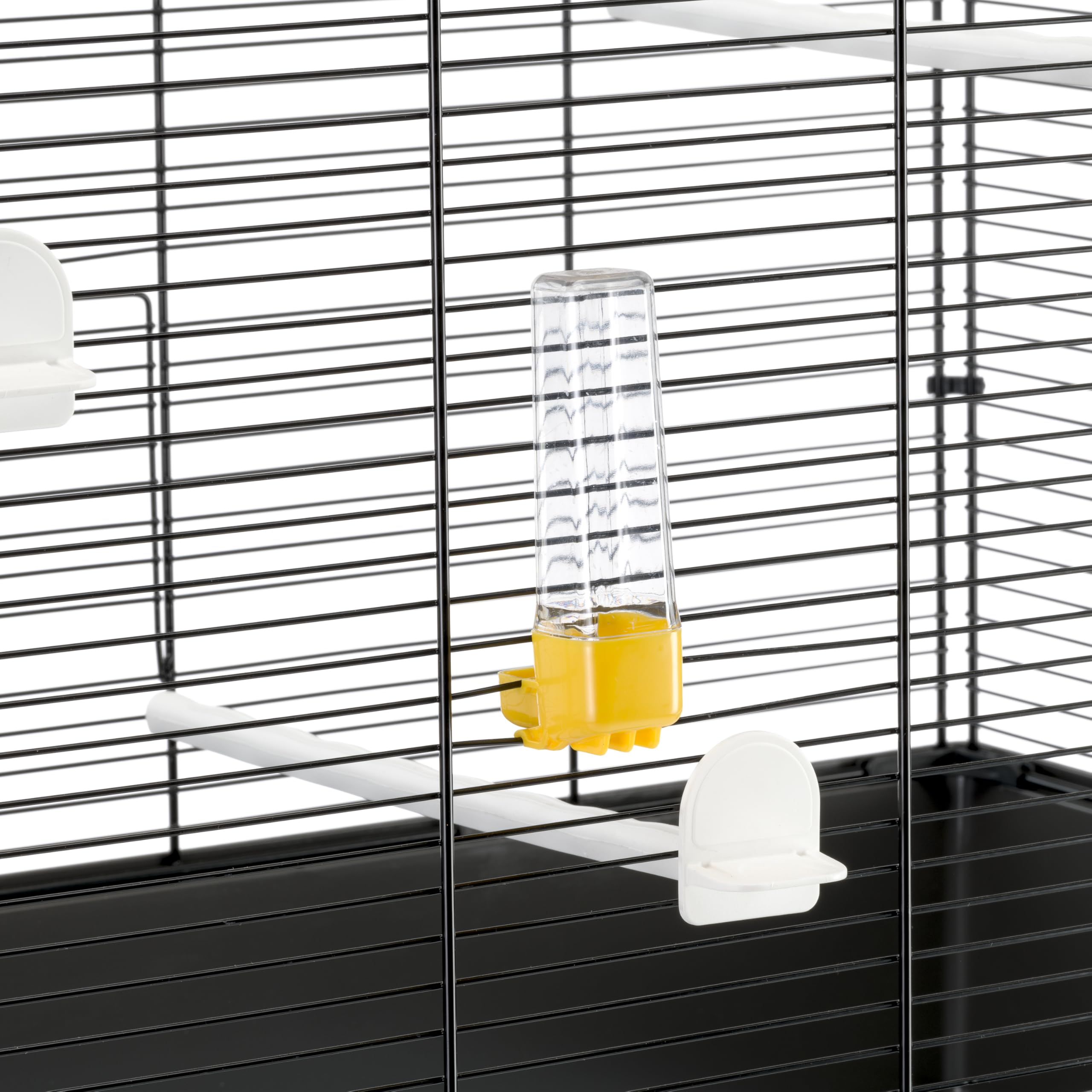 Ferplast Cage à Oiseaux, Canaris, Perruches et Autres Petits Oiseaux Piano 5, livrée avec Accessoires, 70 x 38 x h 62 cm