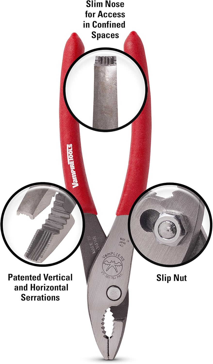 70% Off Everything VamPLIERS! World's Best Pliers Set, Screw Extraction Pliers Makes the Best Gift BEST PLIERS EVER for Damage/Rusted/ (S6AGS-6-PC)