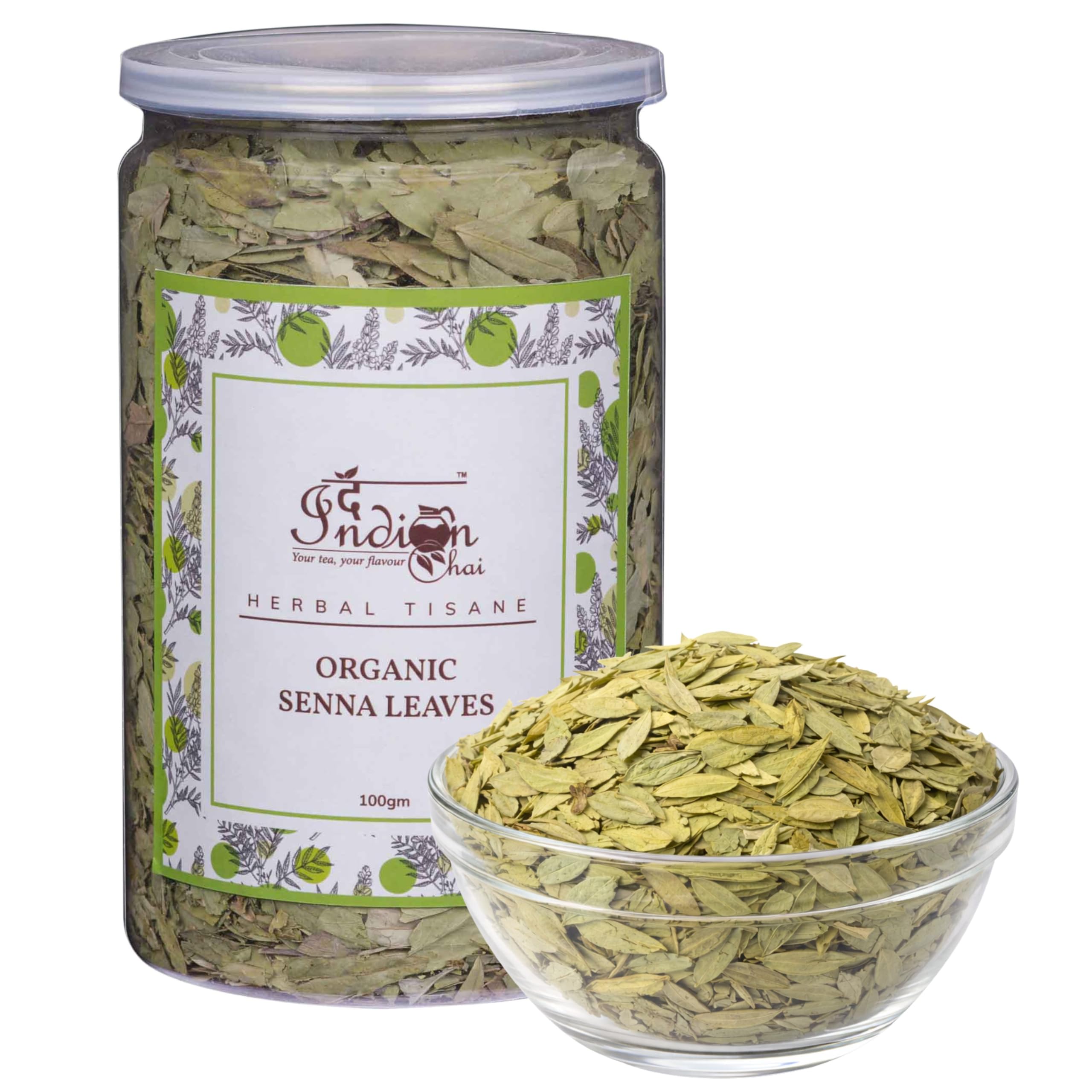 The Indian Chai Organic Senna Tea Leaves (100Gram) | Senna Leaves | Helps With Constipation | Help Improve Digestion | Promotes Skin Health | Caffeine Free | Herbal Tea | Loose Leaves - 100G-picture-10