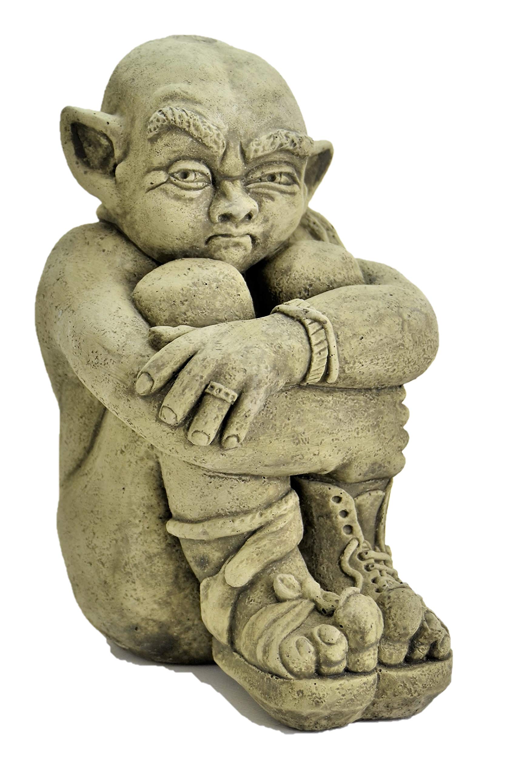 Hugo-Garden Ornament-Gargoyle-Sculpture Stone Statue-Home Patio-Decorative Gift