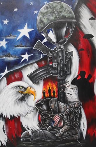 BUY ART FOR LESS Officially Licensed Fallen American Patriot Original Artwork by
