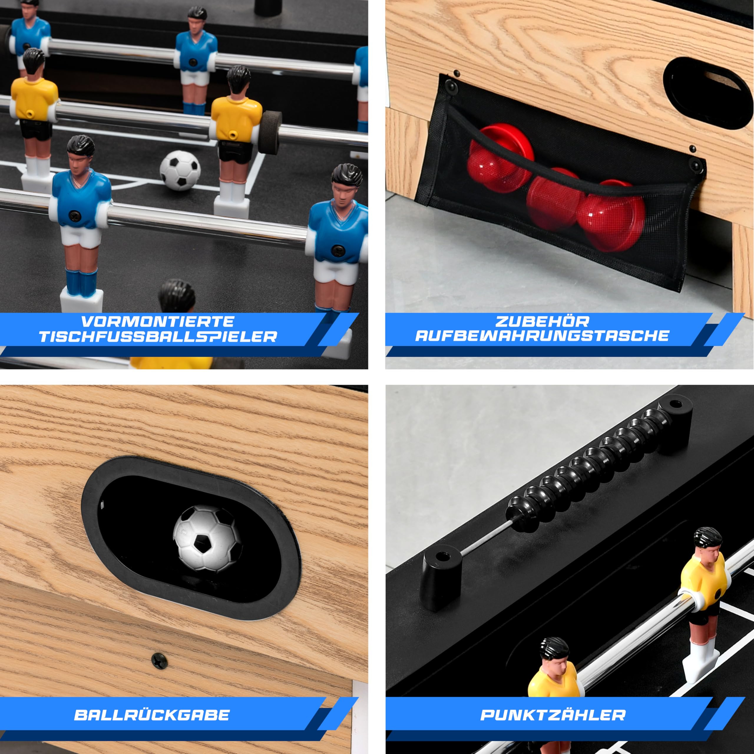 Air Hockey Tisch Mit 110V Motor - Kompakter Spieltisch Für Kinder & Erwachsene