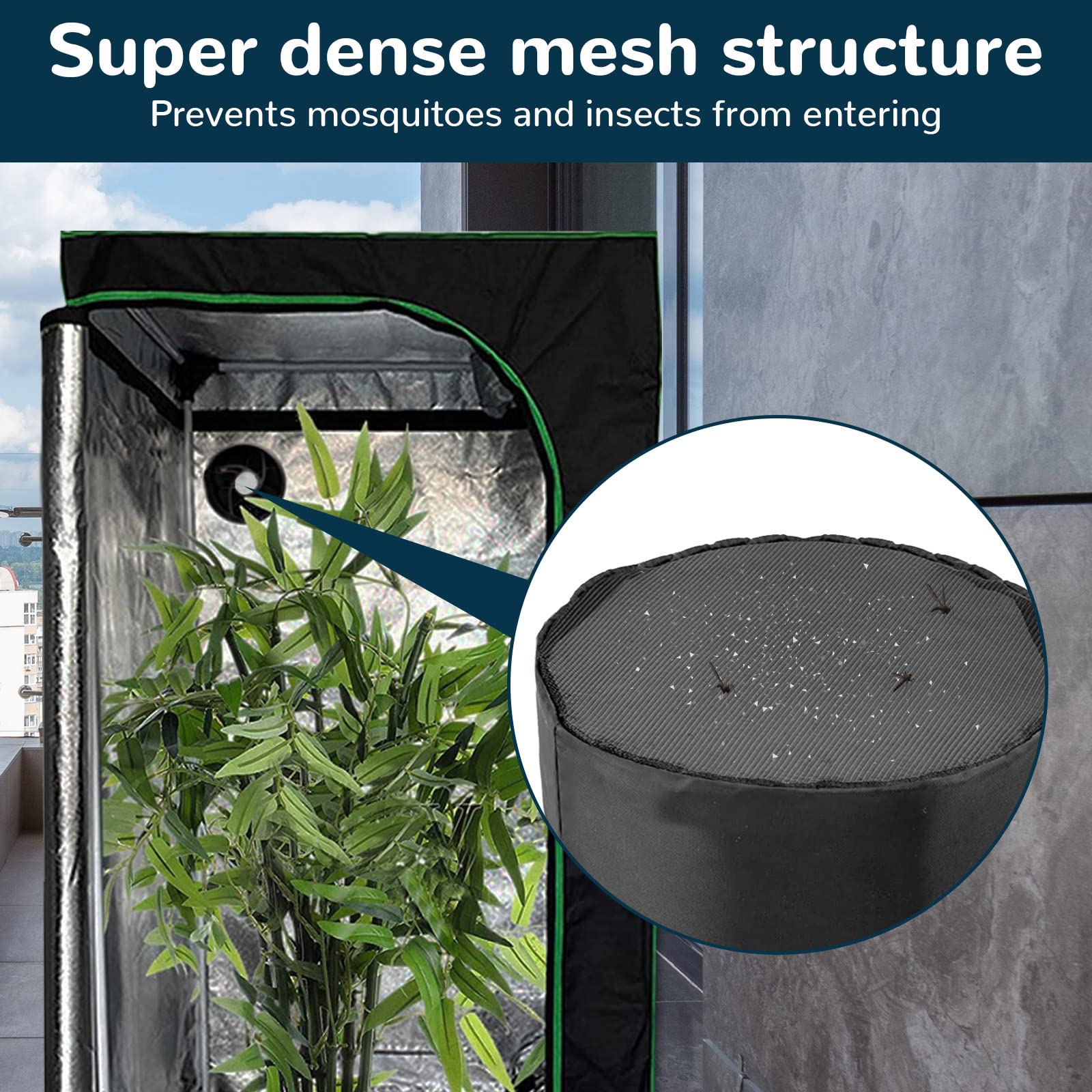 Mini Tenda Da Coltivazione Idroponica 49x36x51 Cm | Riflettente Mylar Per Piante Indoor