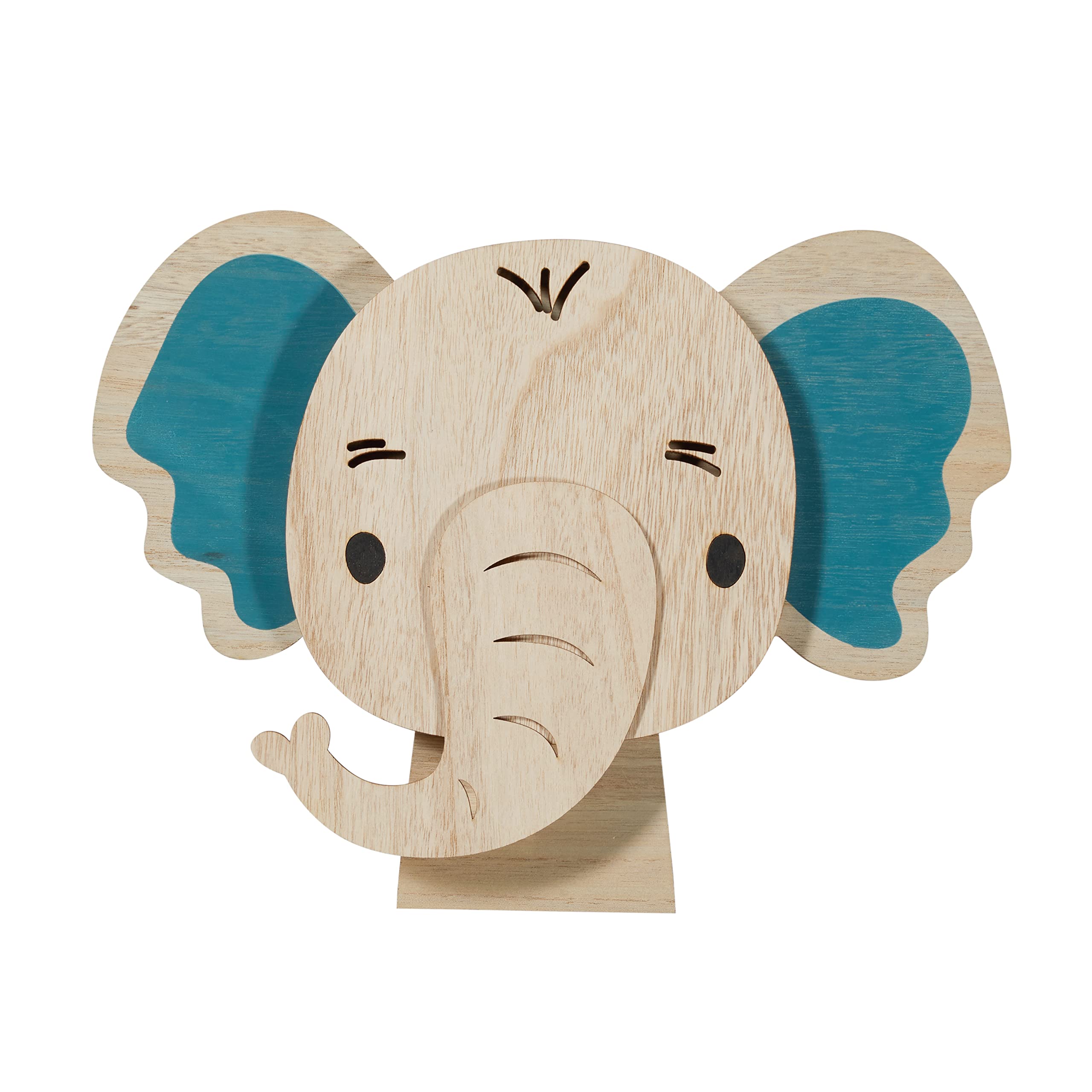 Marco Paul – Set 3 Luci Notturne LED A Forma Di Elefante, Rinoceronte E Giraffa – A Batteria Per Cameretta - 3
