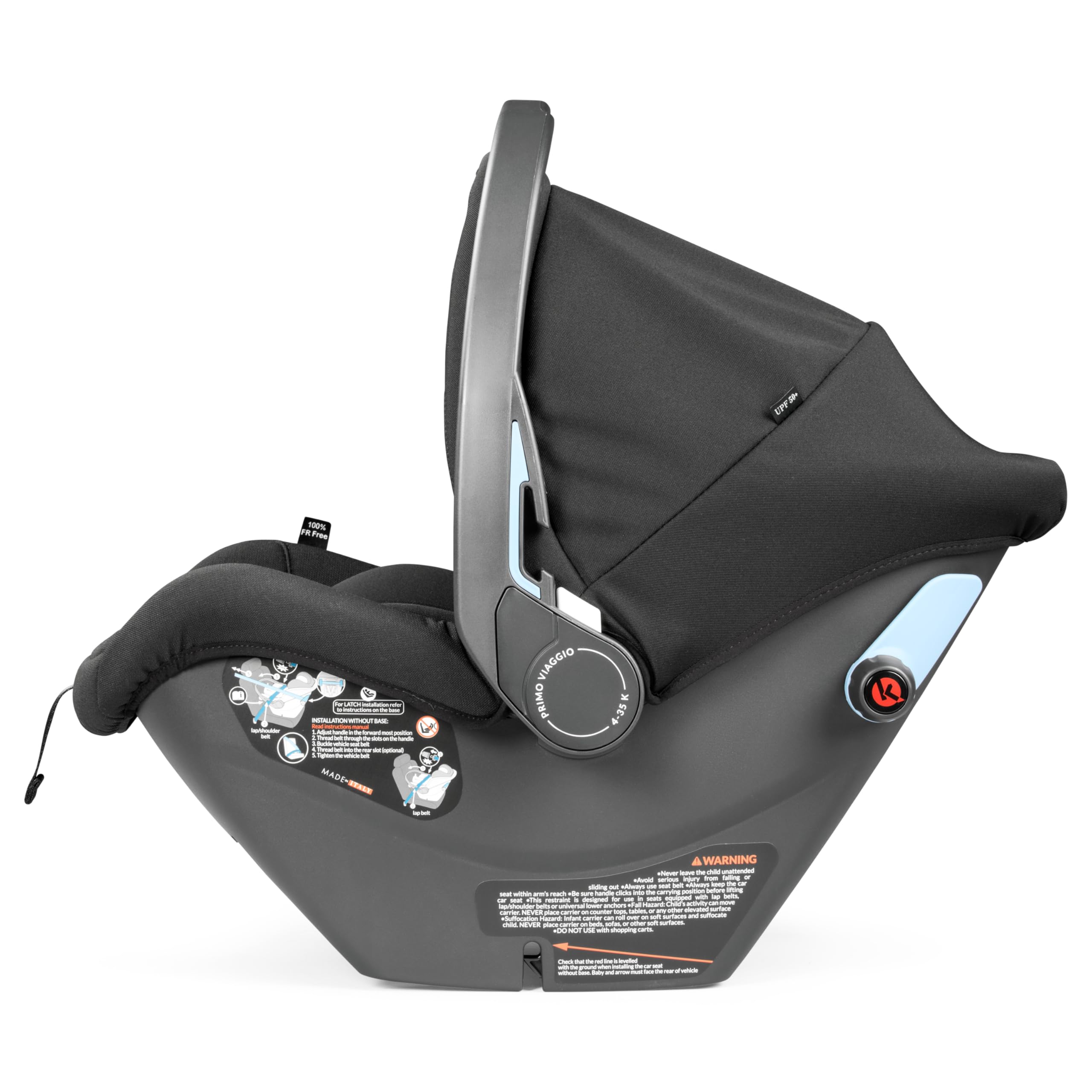 Peg Perego Primo Viaggio - Rear Facing Infant Car Seat - for Babies 4 to 30 lbs - Made in Italy