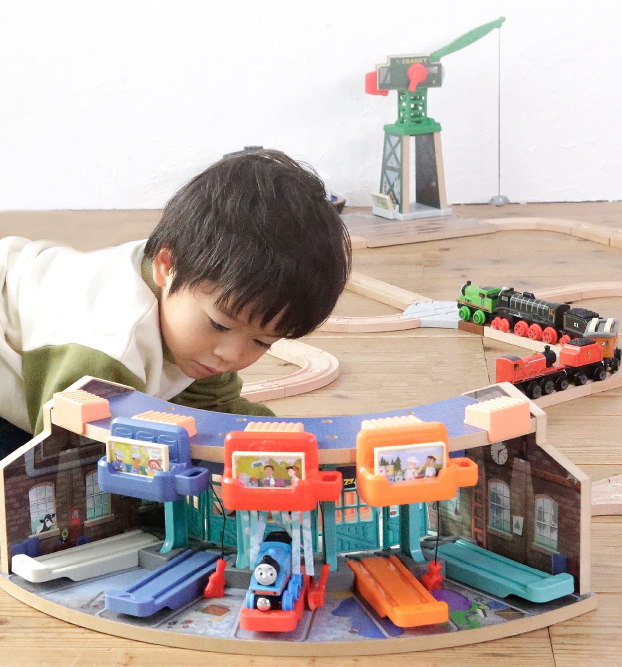 Amazon | きかんしゃトーマス 木製レールシリーズ(Thomas) ソドー島を 