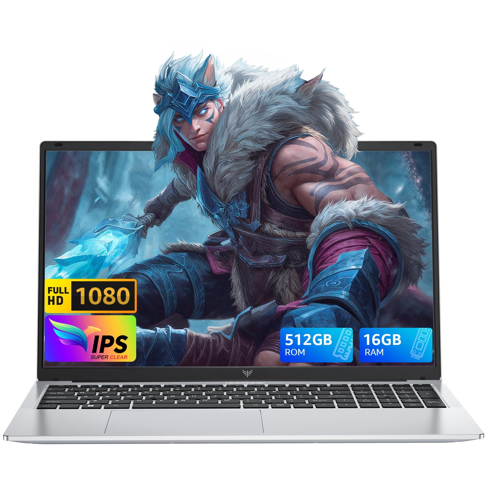 Photo 1 of **FOR PARTS ONLY/ NON-FUNCTIONAL*** MALLRACE 2026 New Laptop,17.3-Inch FHD Display Laptop with Quad Core-12th Alder Lake N95(Up to 3.4GHz), 16GB RAM 512GB ROM Traditional Laptop Computer, 6000Mah Battery,Silver