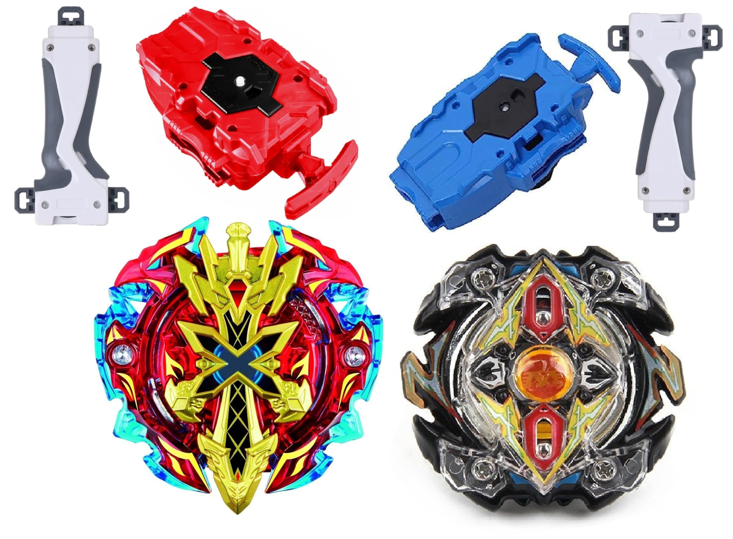 Bestie toys Battle Top Metal Fusion Clash of Speed Top with 2 Blades&2 String Launchers with Handle (Xeeno Xcaalibur + Zeuss Zilon) (B0CWDCKDGH) Amazon Price History, Amazon Price Tracker