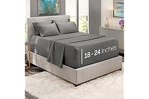 Nestl Extra Deep Pocket Queen Sheets Set