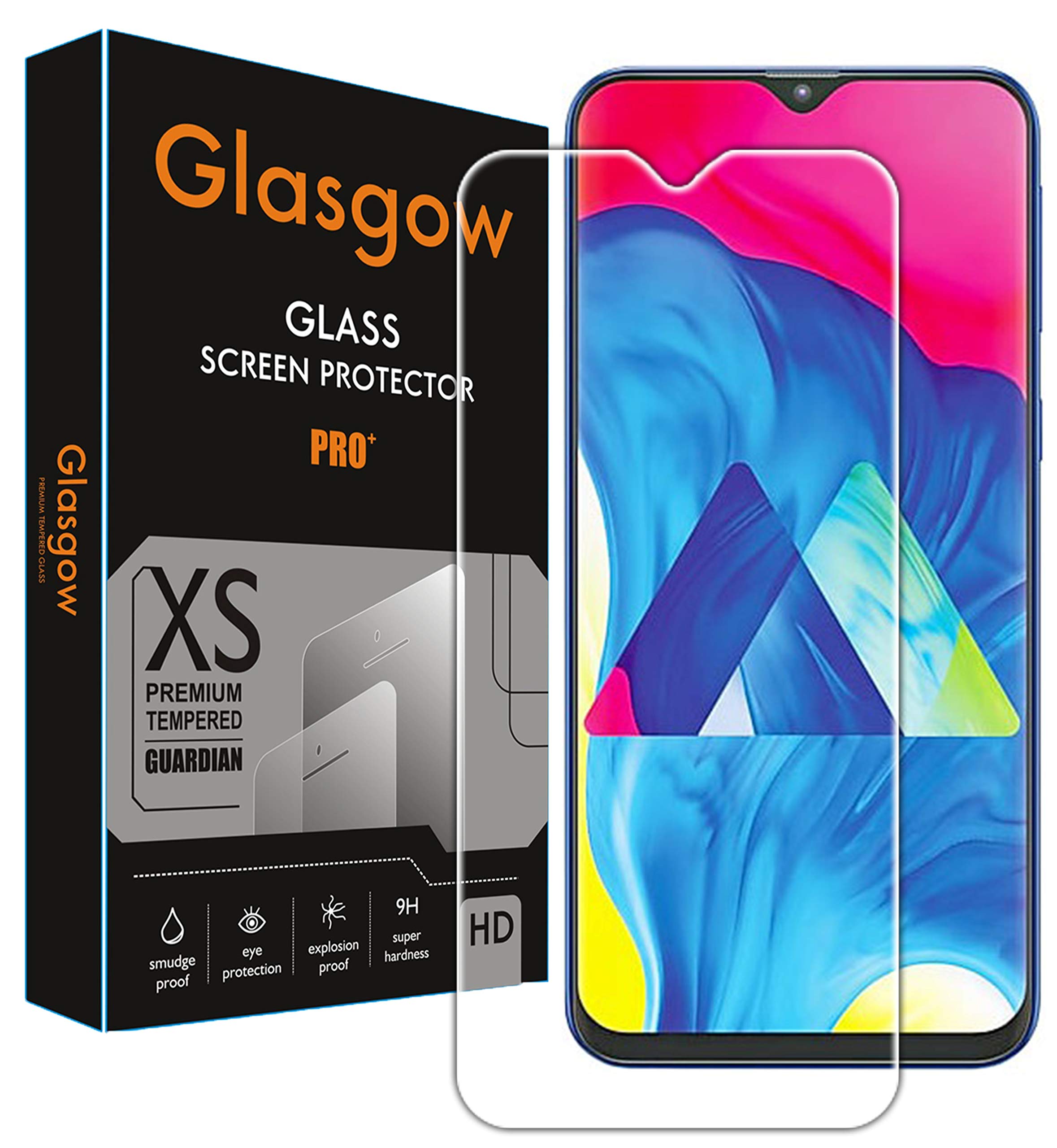 Glasgow Premium Tempered Glass Screen Protector for Samsung Galaxy M21 / M10s / M31 [flexible] [Gorilla] Bubble Free Installation [Screatch proof] [Guard] (B07XY5ZVMG) Amazon Price History, Amazon Price Tracker