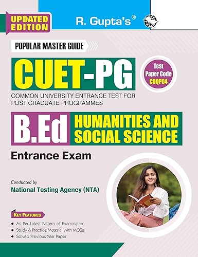 Cuet-Pg : B.Ed (Humanities And Social Science) Entrance Exam Guide
