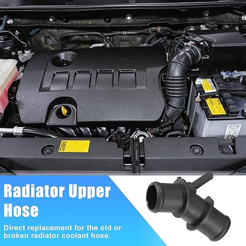 Miniatura 3 de uxcell Manguera de refrigerante del radiador para Toyota RAV4 2009-2012 2.5L L4-Gas manguera superior del radiador reemplaza No.16057-36010