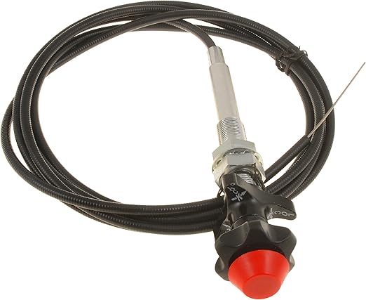 Dorman 55204 Control Cables With 2 In. Black Knob, 10 Ft. Length Universal Fit