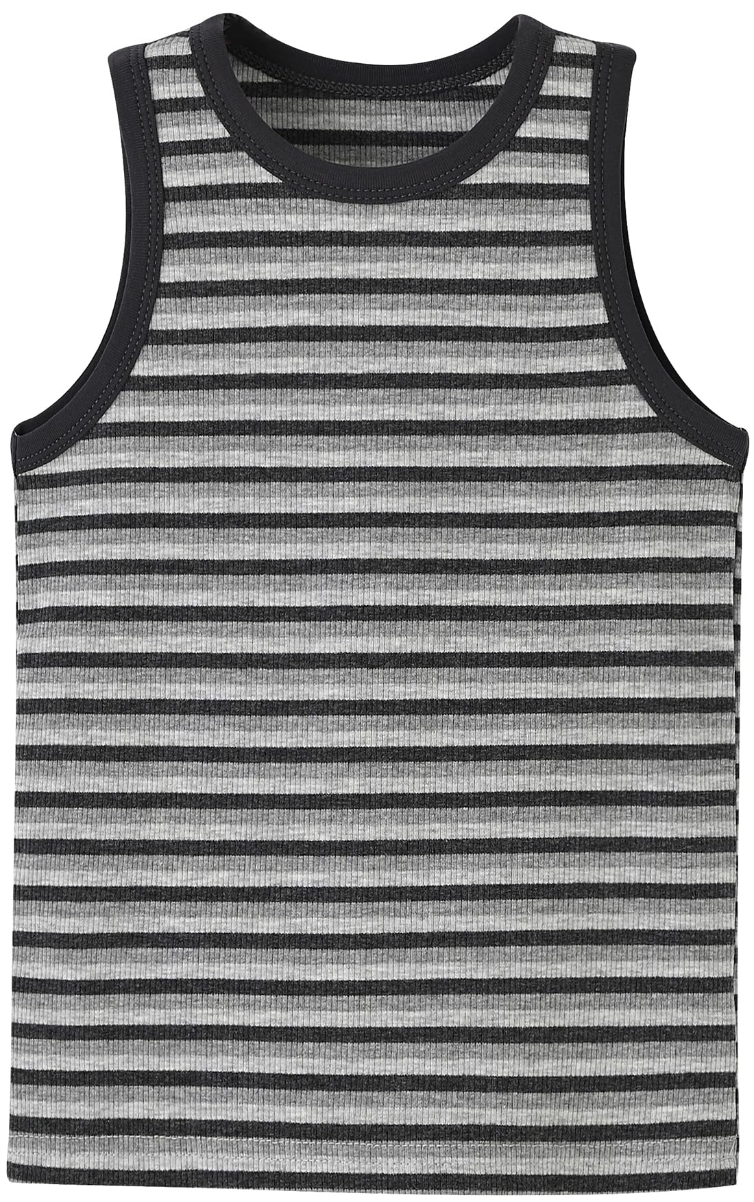 BINIDUCKLING Toddler Tank Top Girls Summer Cute Striped Sleeveless Top 24 Months-8 Years