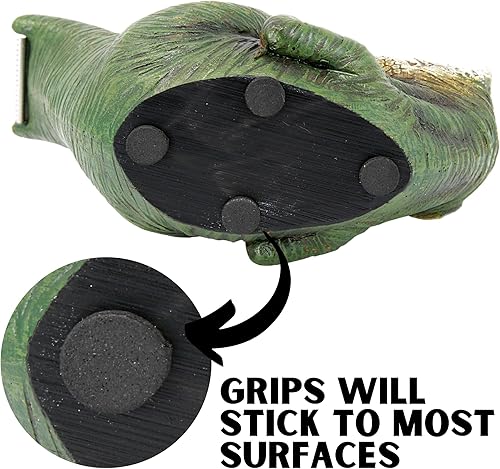 Miniatura 4 de Needzo T Rex - Dispensador de cinta de dinosaurio, accesorio único de escritorio de oficina, divertido regalo de broma para compañeros de trabajo, 6