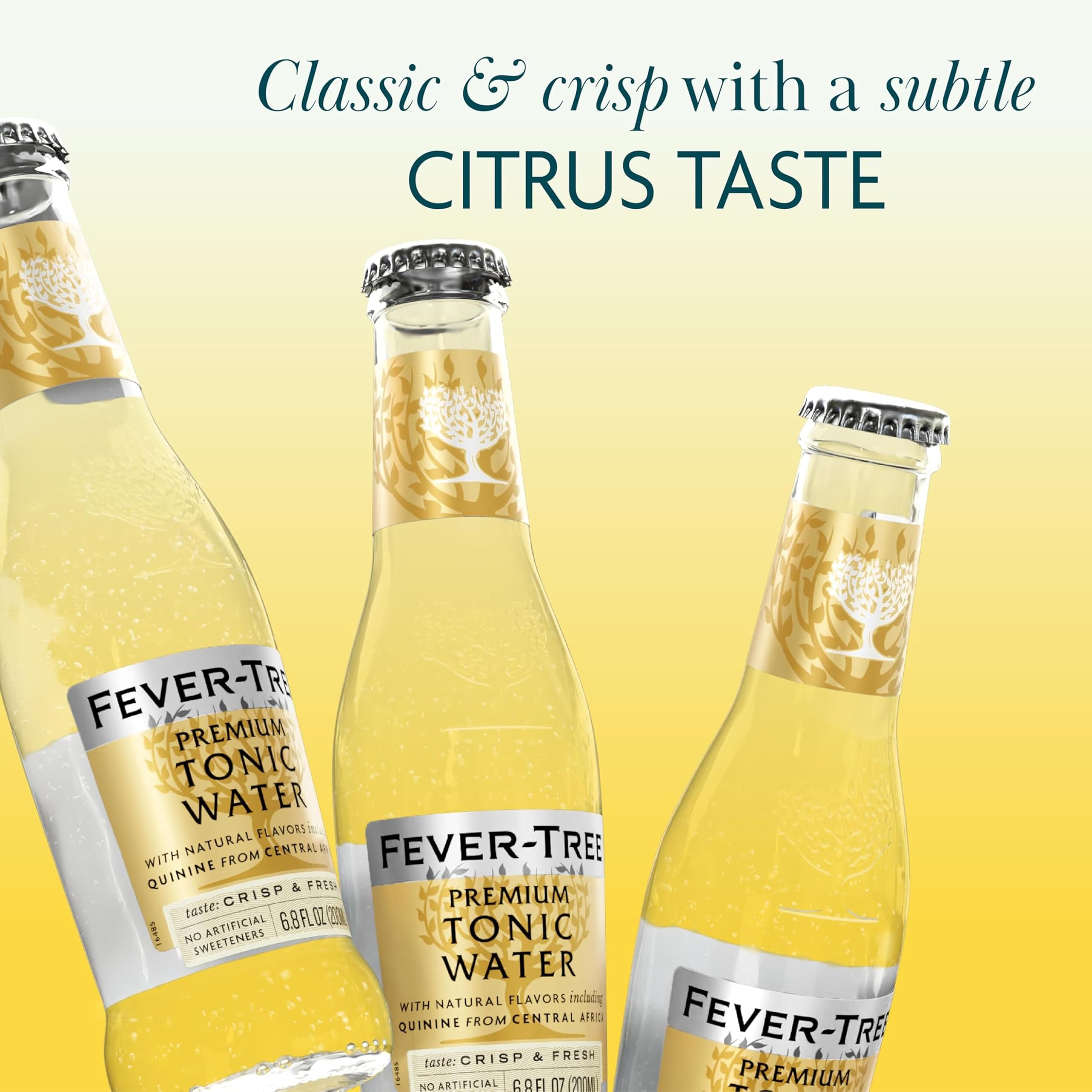 Tónica Fever-Tree, Premium Indian Tonic Water - Botellas de cristal de 200 ml (24 unidades)