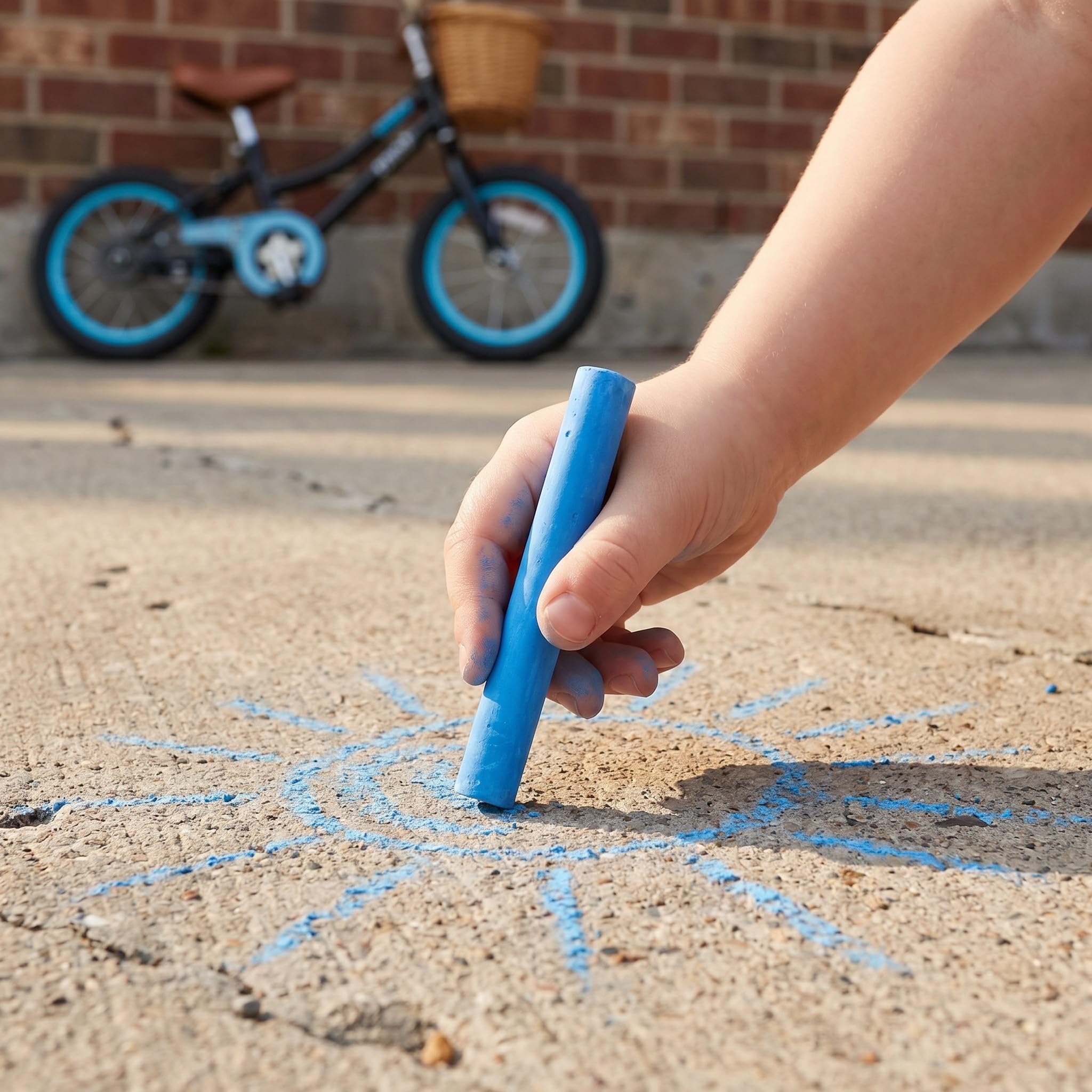 Kisangel 8 scatole di gessetti colorati per lavagna - Gessos a bassa emissione di polvere per aule scolastiche, materiale didattico, scrittura o pittura fluide, blu, 3x0,4"