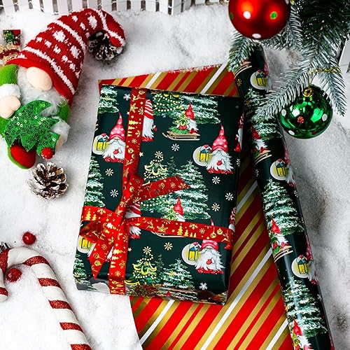 Miniatura 2 de Yarcony Rollo de papel de regalo, 17 pulgadas x 33 pies, oro rosa, grueso, para cumpleaños, aniversarios, baby shower, vacaciones y bodas