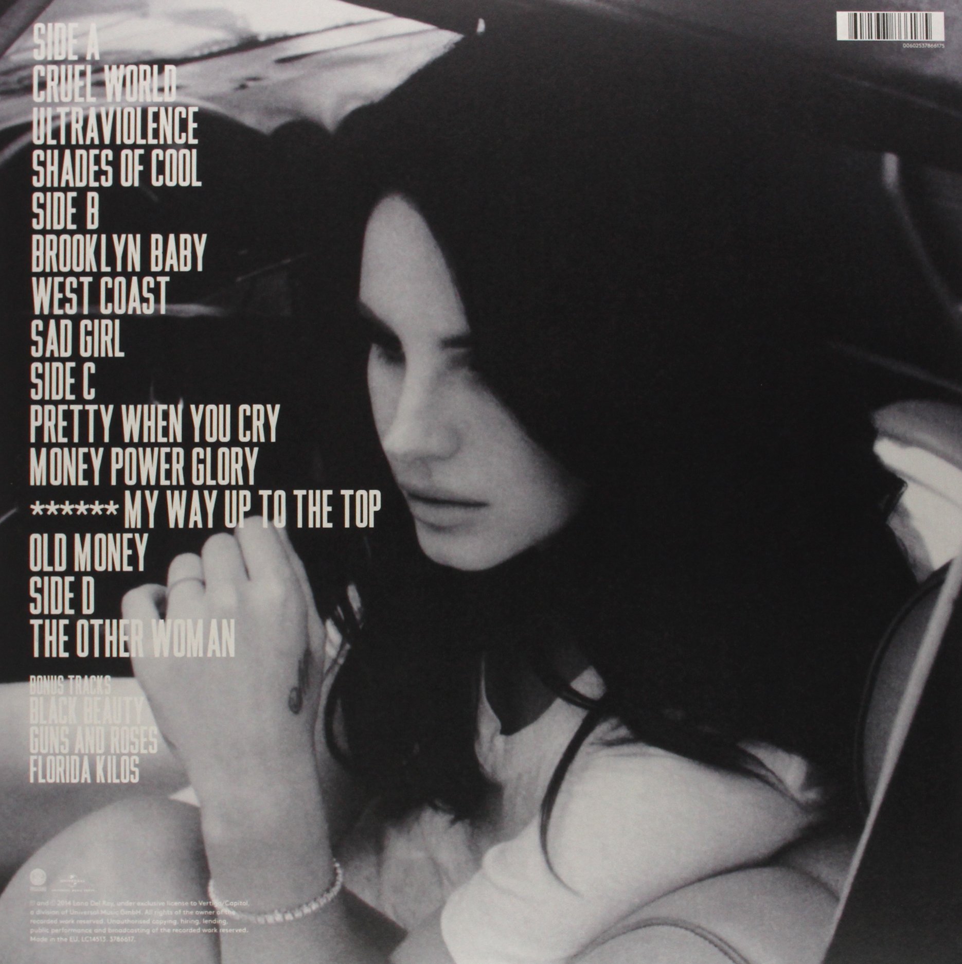 Ultraviolence (Inklusive MP3-Code) [Vinyl LP]