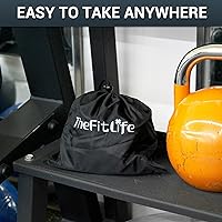 Vista 7 de TheFitLife Exercise Resistance Bands with Handles - 5 Fitness Workout Bands Stackable up to 110/150/200/250/300 lbs, Training Tubes with Large