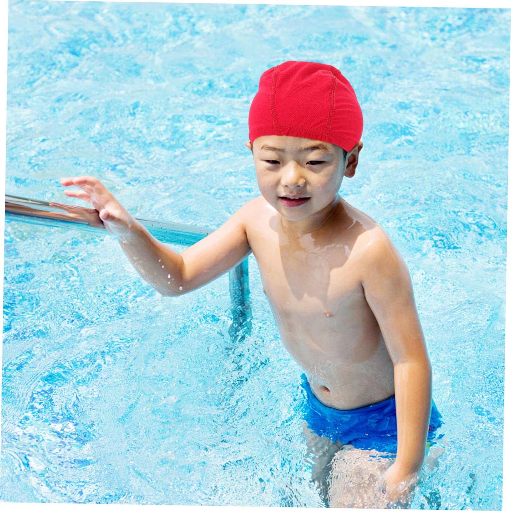 VANZACK Bonnet De Bain Uni Chapeau De Natation Hommes Protecteur De Cheveux De Natation Maillot De Bain Bonnets De Bain Adultes Bonnets De Bain Unisexes Natation Élastique Nylon