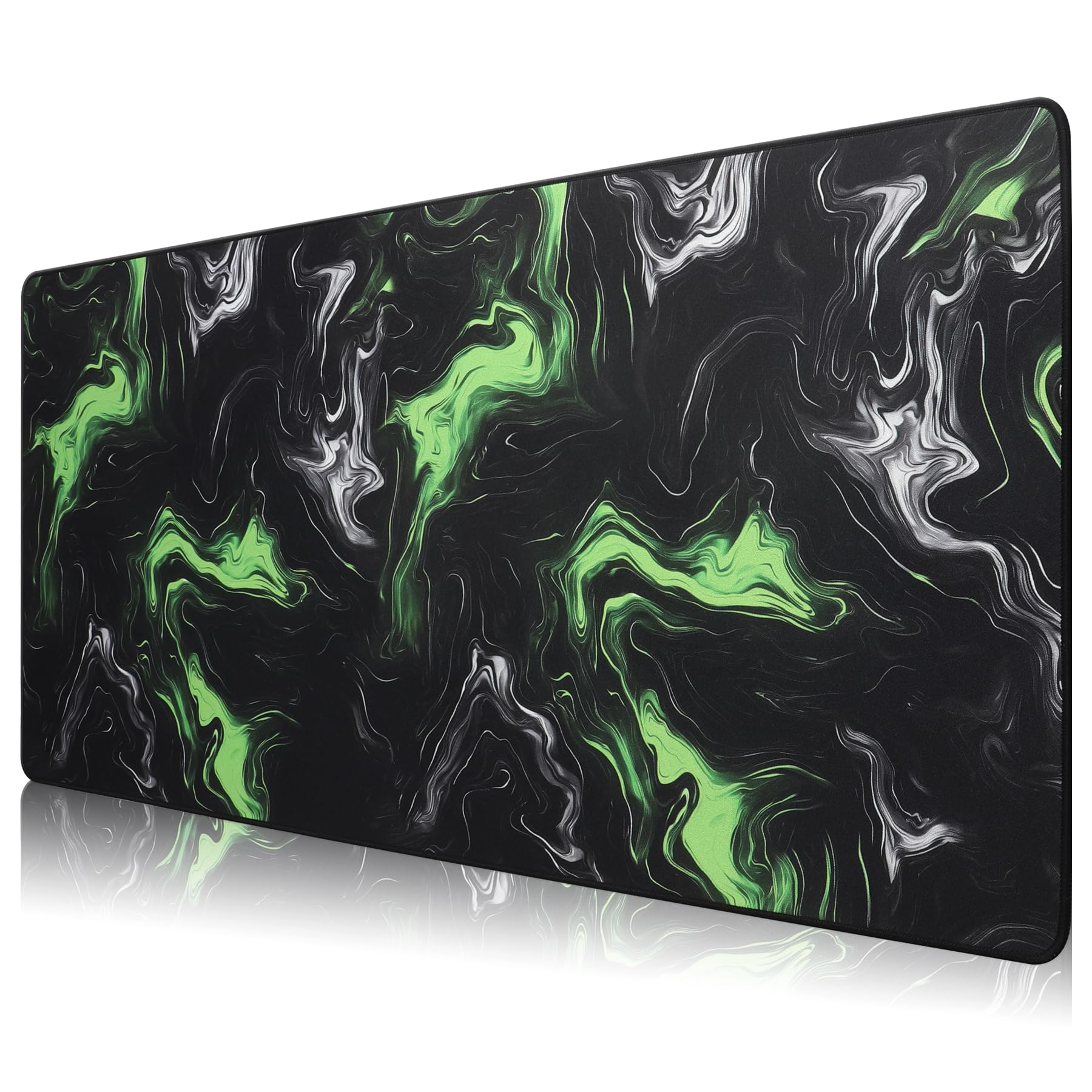 HIHUHEN Mouse mat/Large Mouse Pad 600x300x3 mm | XL mousepad | desk mat/Gaming Mouse pad | improved precision and speed | rubber base for stable grip on smooth surfaces | table pad(60x30 Black) — view 10