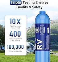 Vista 8 de Stokk RV Water Filter with Flexible Hose Protector, NSF Certified, Inline Water Hose Filter for Garden, Camper and Pool, Greatly Reduces Bad Taste