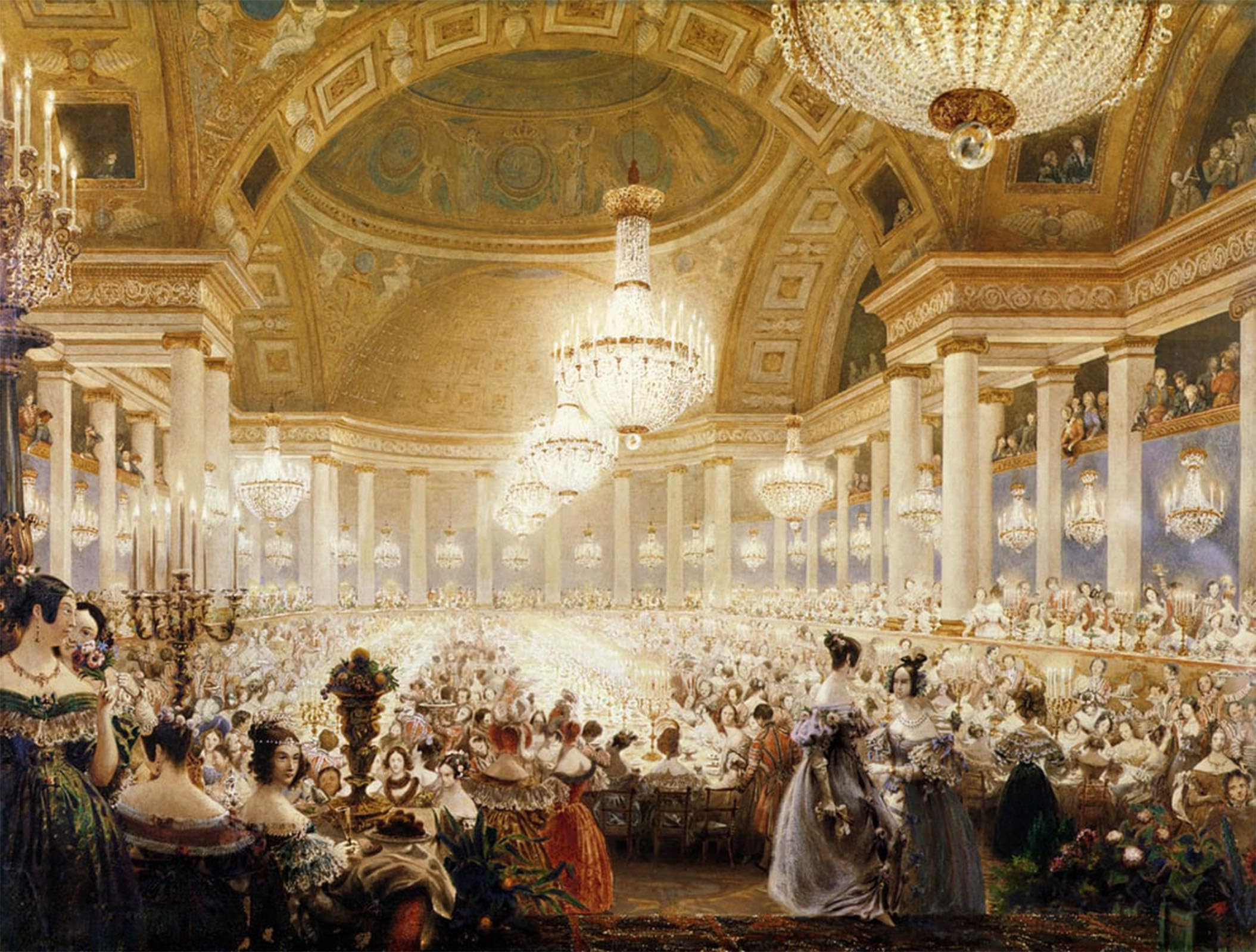 Cuadro en lienzo de las Tullerías por Viollet-Le-Duc para decoración de salón y alcoba, 60x90cm 5