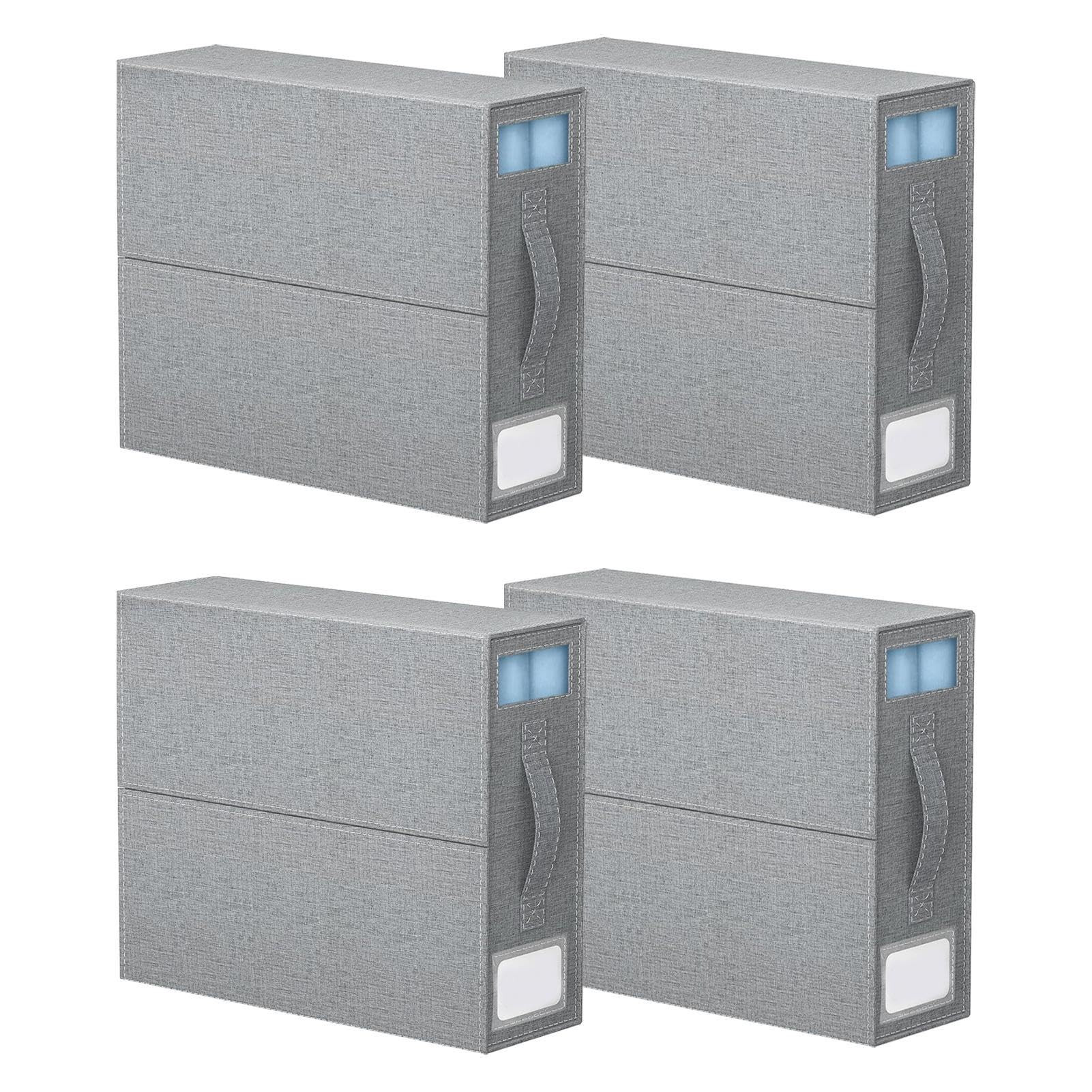 3/9 -Organizer – -Behälter – Aufbewahrungsbehälter für | , platzsparende Stoffbehälter unter dem Bett, für Bettbezüge, Kissenbezüge und , 38,35 x 11,18 x 32,77 cm