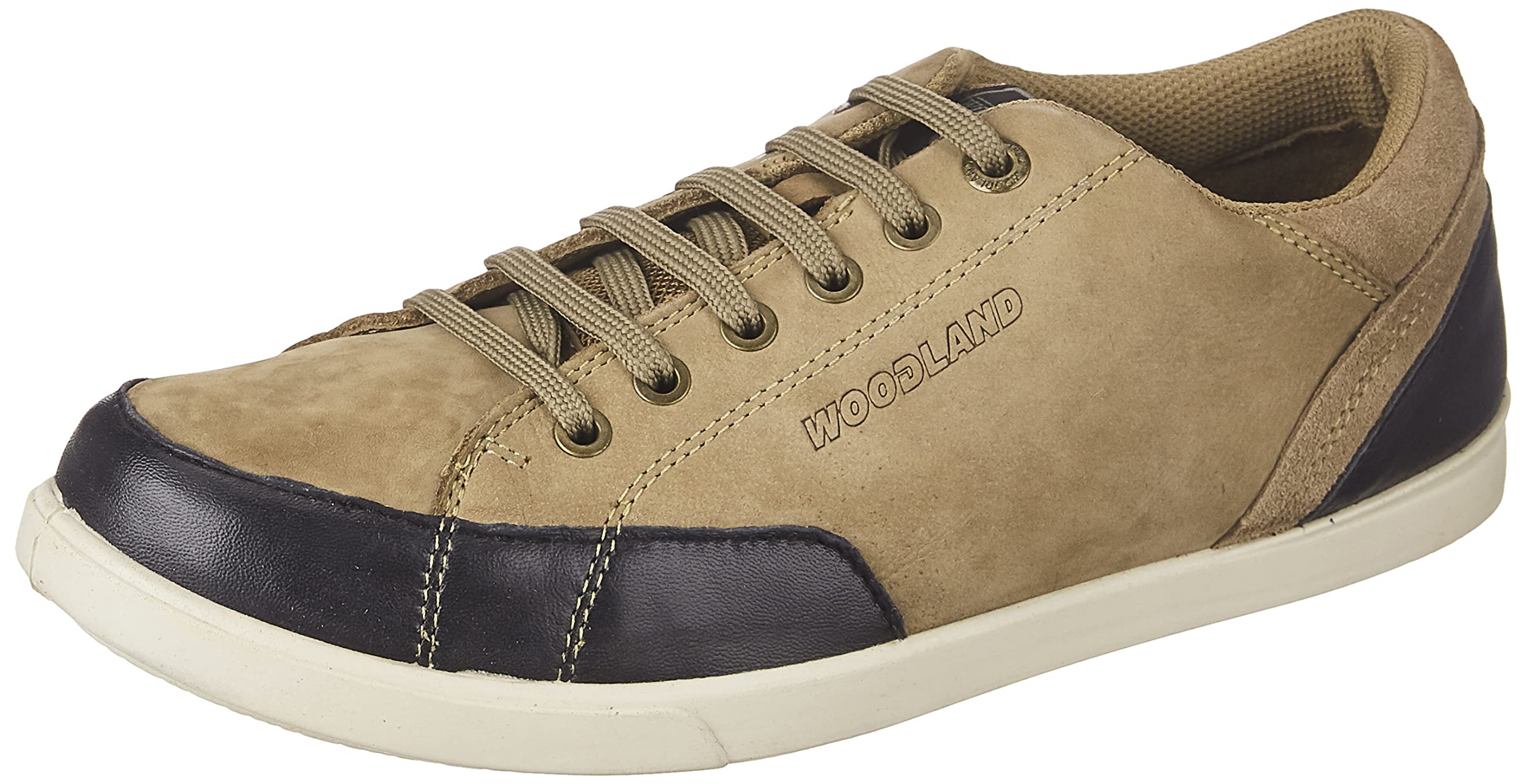 Woodland Mens Cashew Brown Leather Sneaker (OGCC 3472119) (B09QK412BM) Amazon Price History, Amazon Price Tracker