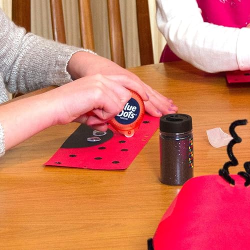 Miniatura 4 de Glue Dots N' Go Dispensador con puntos para manualidades, (04484). 375 pulgadas, rojo, 200 unidades y 8961 12 pulgada escolar 600 unidades paquete