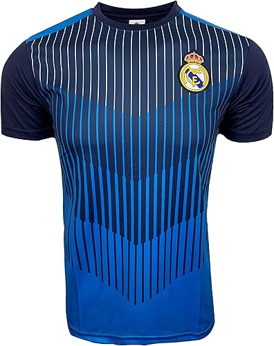 Camiseta de entrenamiento del Real Madrid para niño, tallas juveniles con licencia del Real Madrid